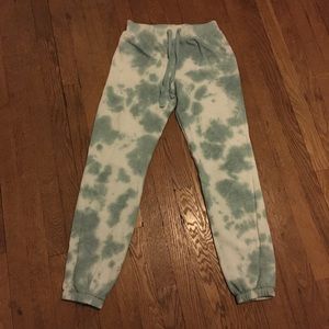 turquoise tie dye sweatpants